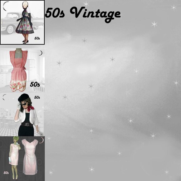 Vintage Formal Iconic 50s Dress Fit & Flare Evening Party Cocktail - Picture 12 of 14